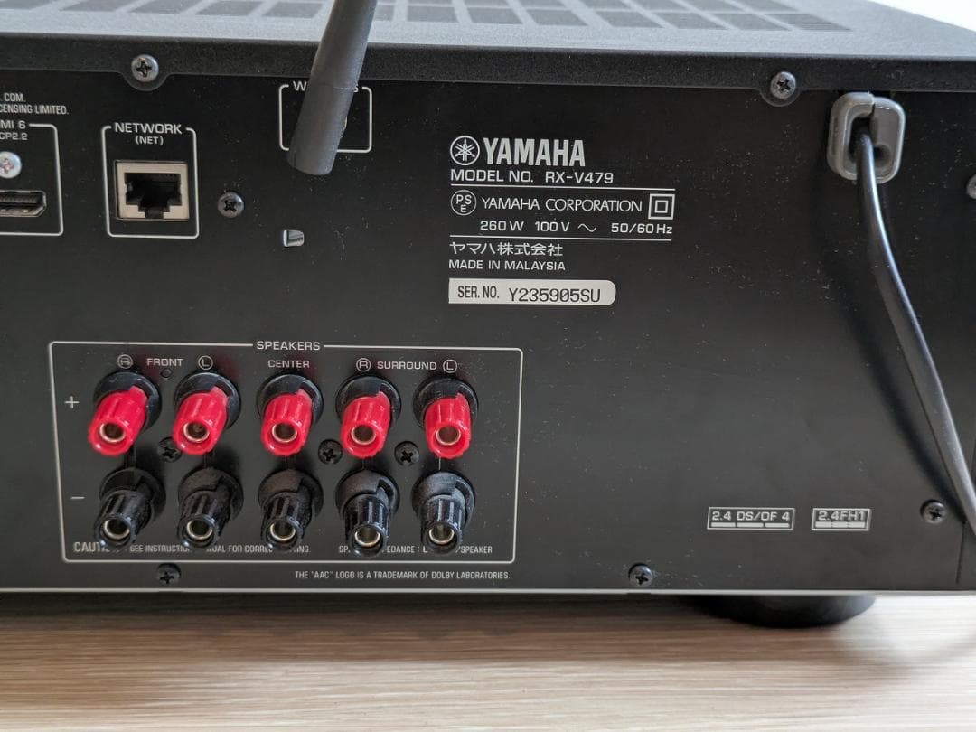 YAMAHA ＲＸ－Ｖ４７９