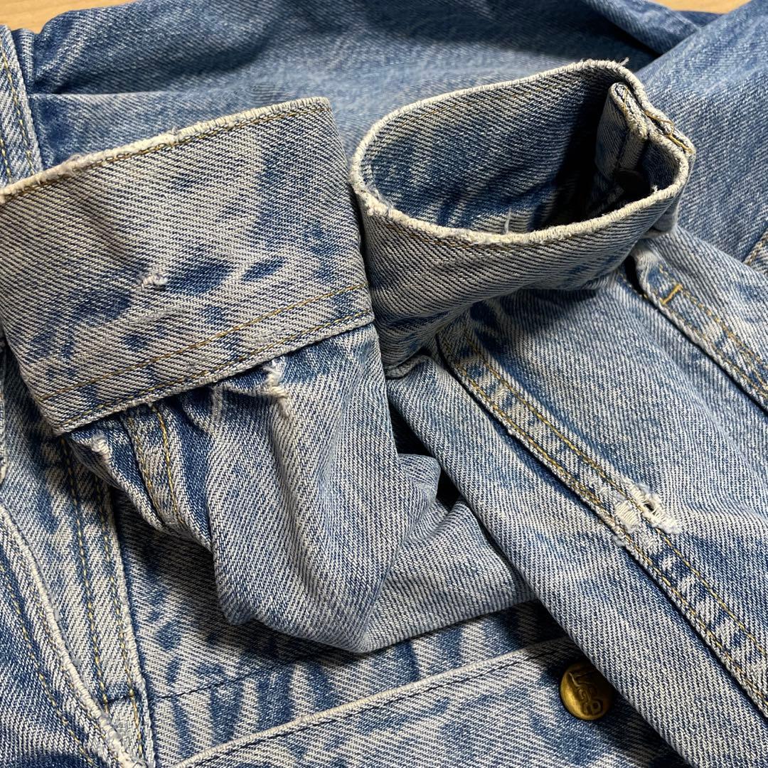 Euro古着 ベルギー製 Lee デニムジャケット ブルゾン ビンテージ ユーロ