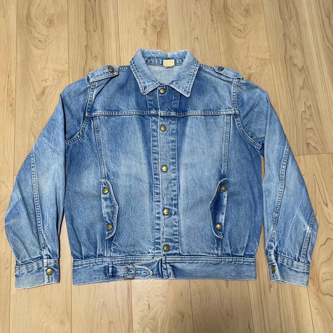 Euro古着 ベルギー製 Lee デニムジャケット ブルゾン ビンテージ ユーロ