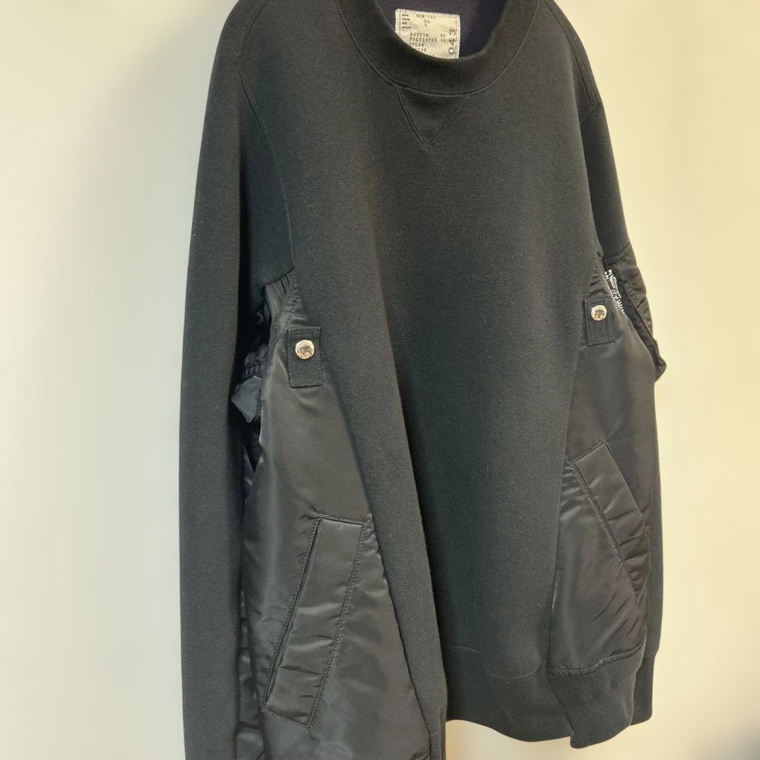 sacai スポンジスウェット SCM-043 サイズ3