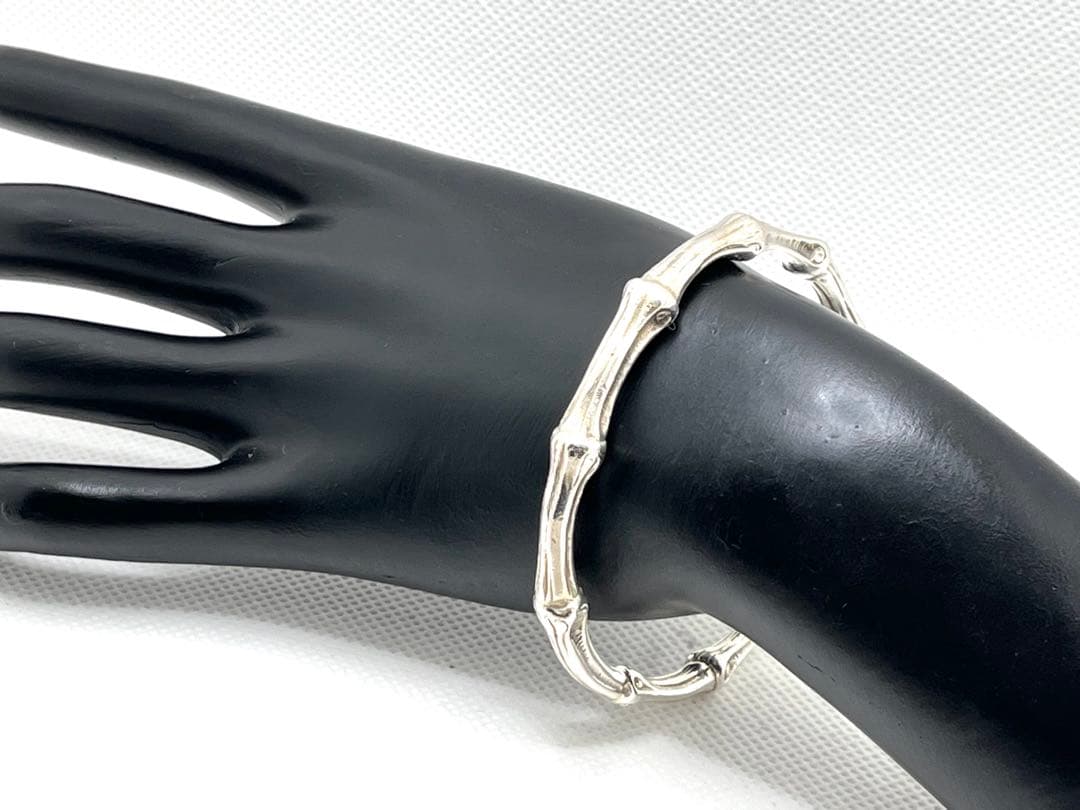 h212 希少　オールド　ティファニー　1996 バンブー　バングル　925