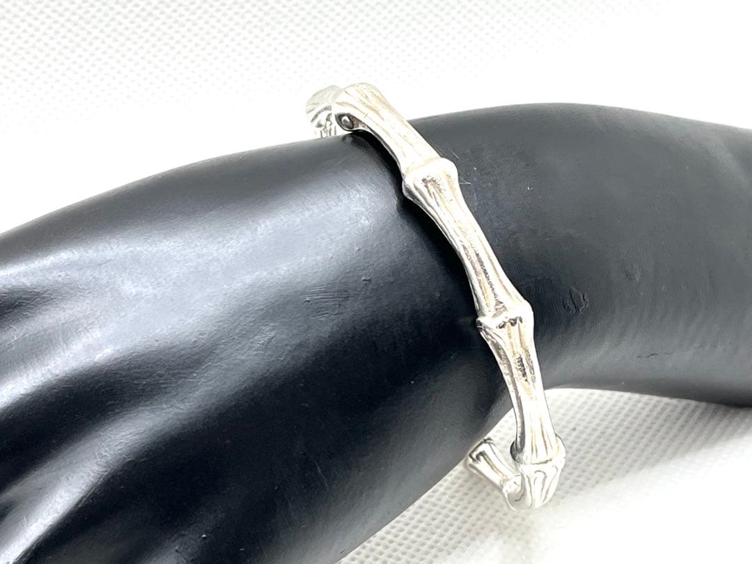 h212 希少　オールド　ティファニー　1996 バンブー　バングル　925