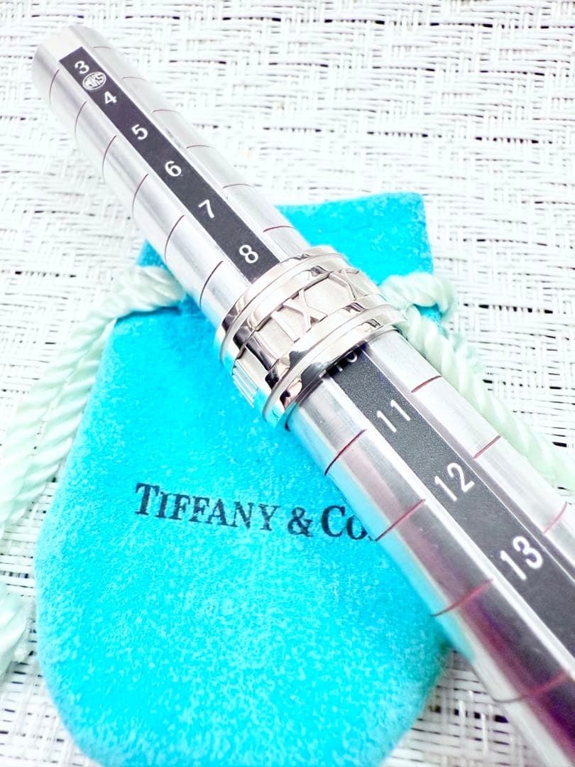 ティファニー アトラス ワイド 指輪 リング 10号 研磨仕上済美品 925