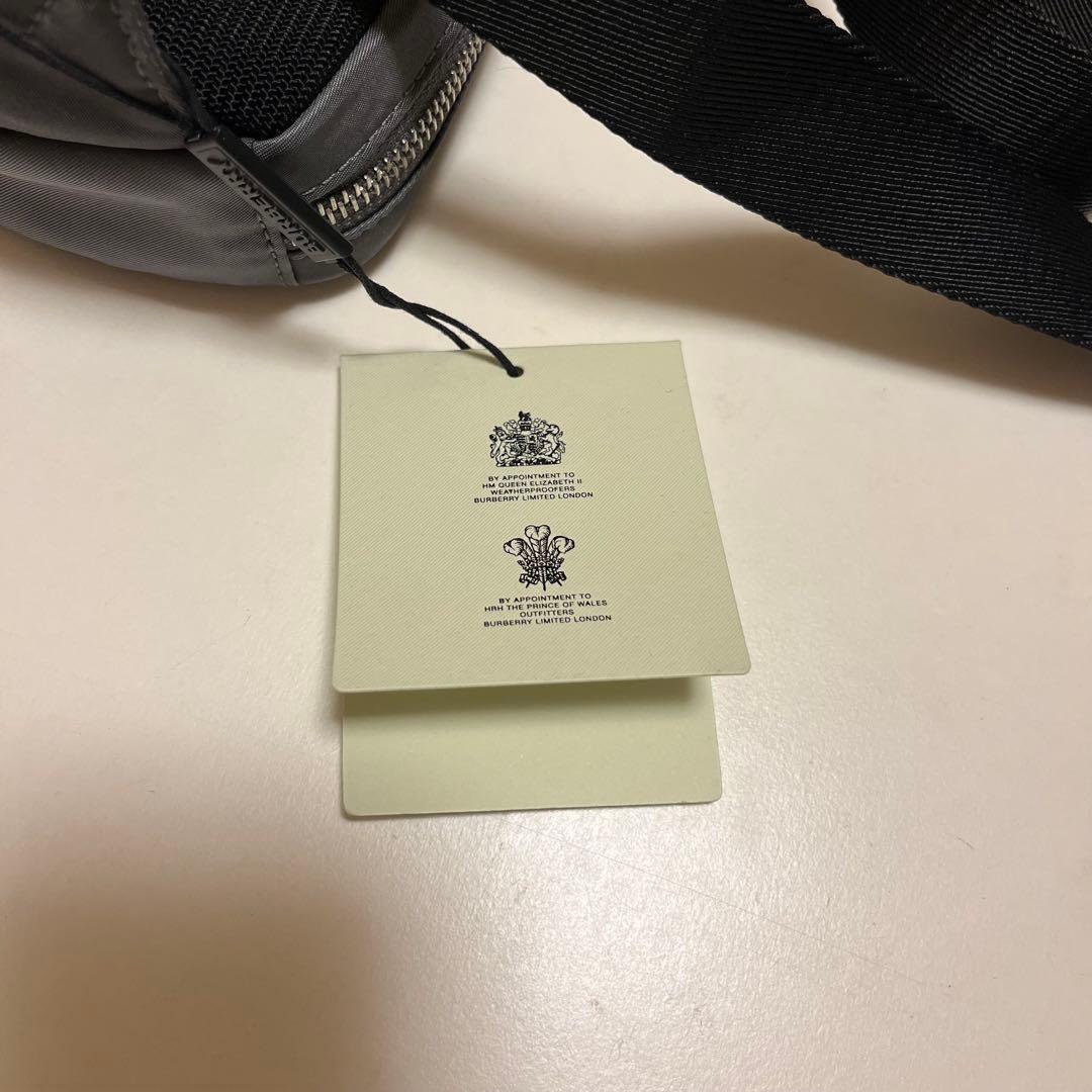 BURBERRY ボディバッグ チャコールグレー