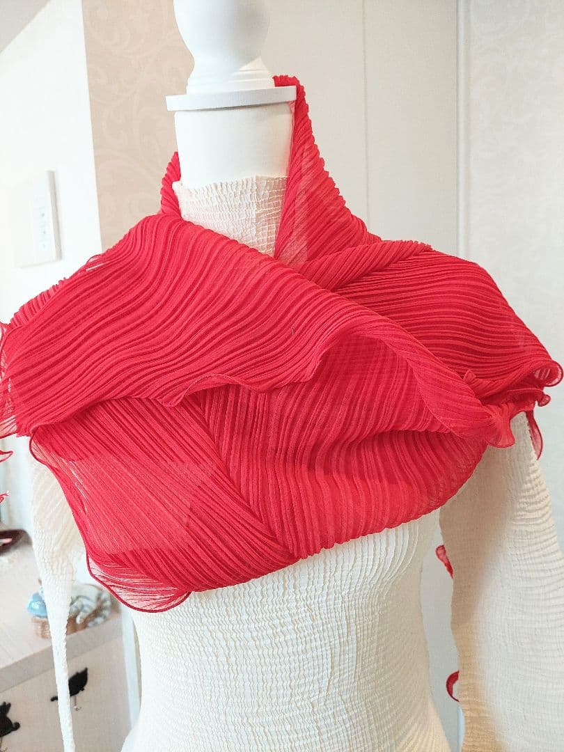 難アリ▪︎イッセイミヤケ▪︎ISSEY MIYAKE▪︎ストール▪︎ショール