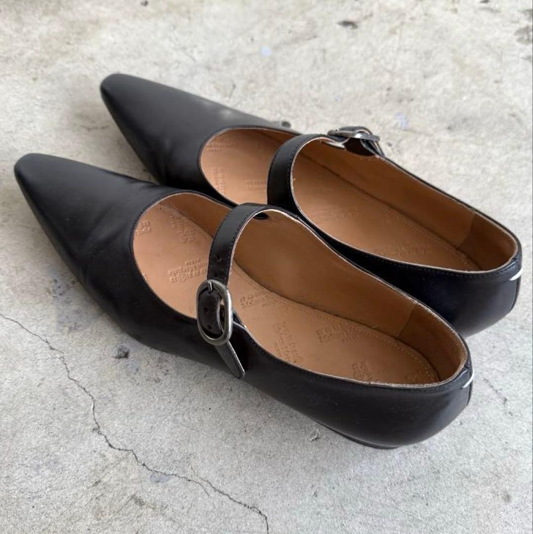 超美品　メゾンマルジェラ　ハイペリオン　メリージェーン　ポインテッドトゥ