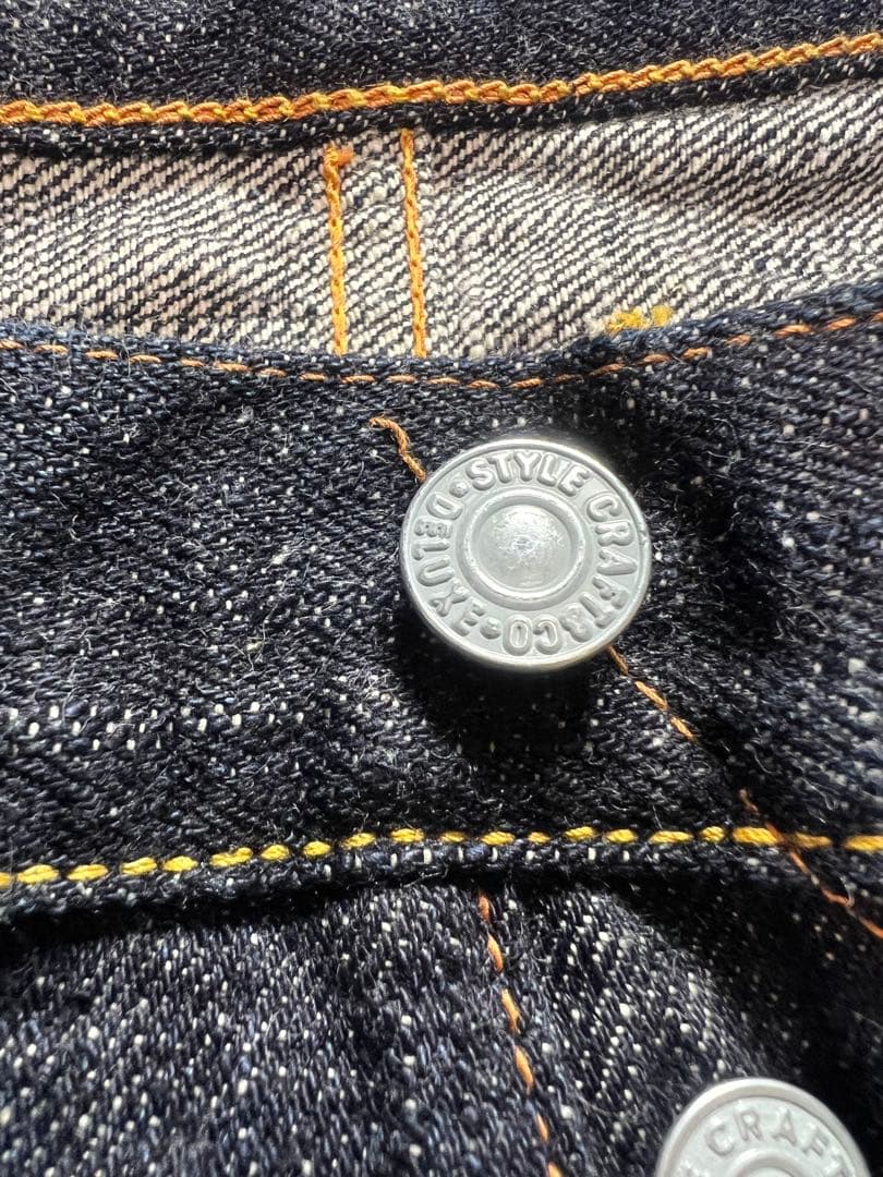 EVISU No.1 2000 36×32 鬼虎 GATAGATA 桜耳 No1