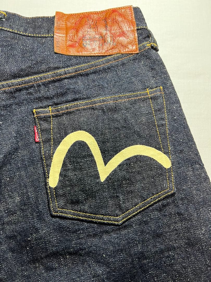 EVISU No.1 2000 36×32 鬼虎 GATAGATA 桜耳 No1