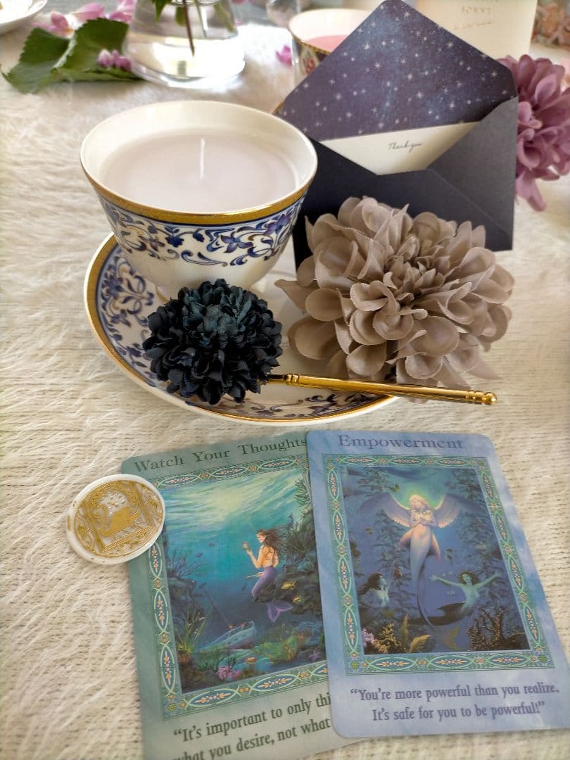 キャンドル　占い付き☆　タロット　占い　気持ち　片思い　遠距離　恋愛　複雑　解決