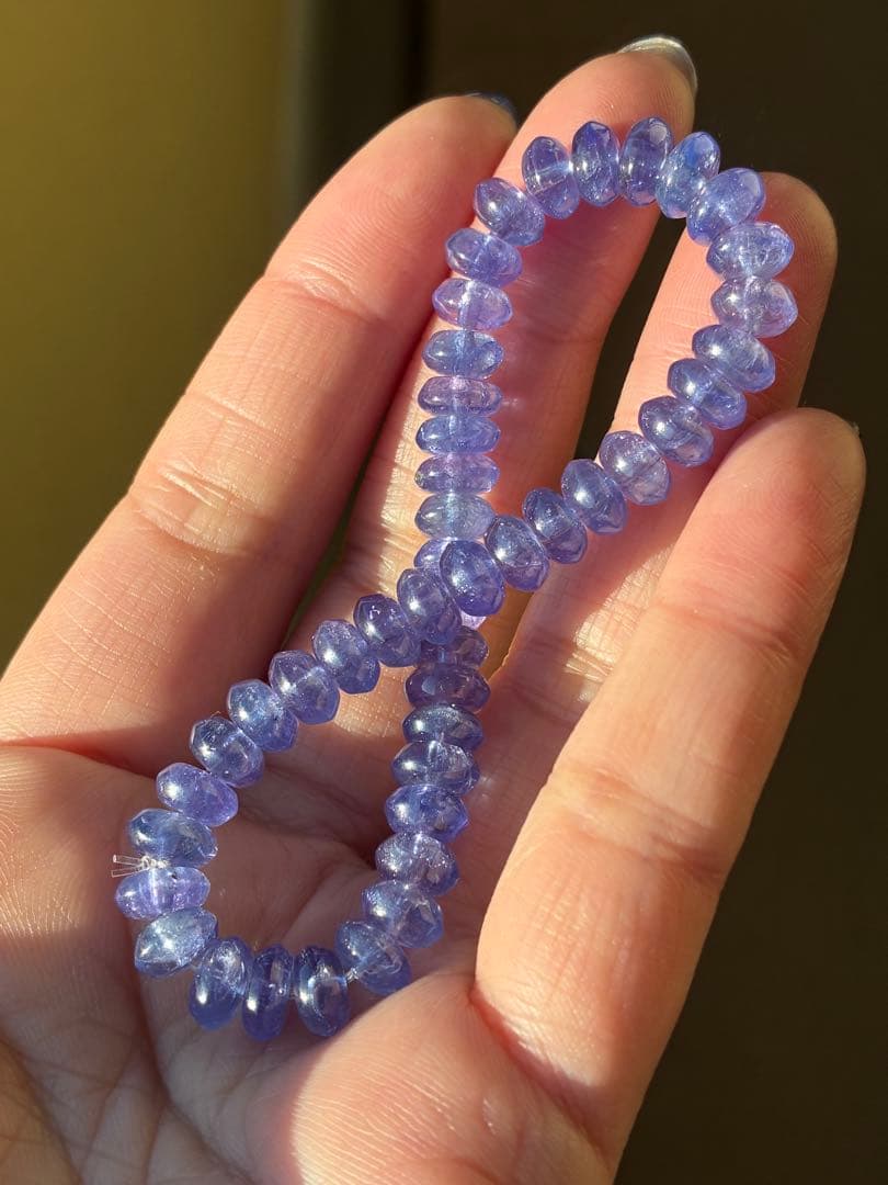 高品質✨5A＋　タンザナイト　ブレスレット