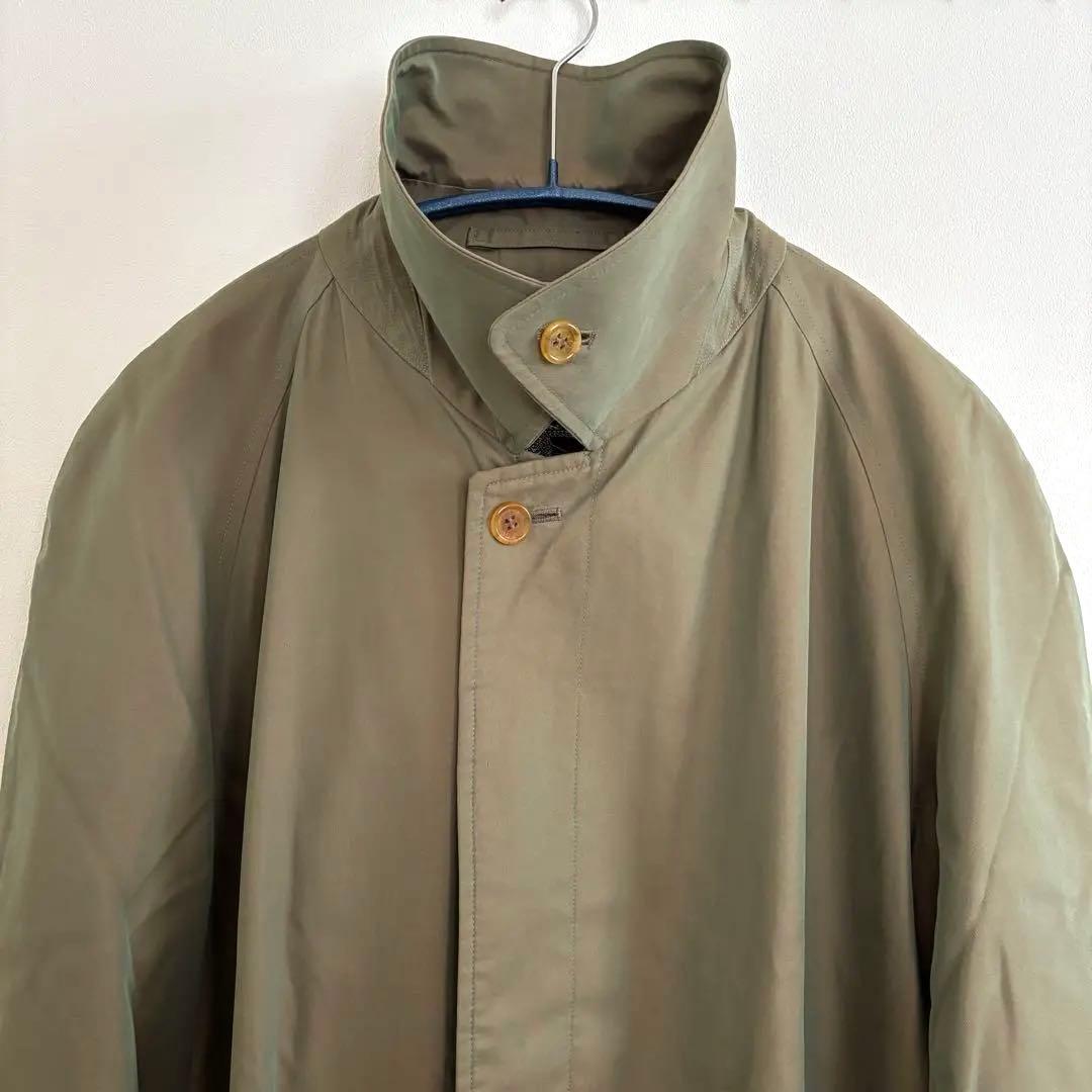 Burberrys バーバリー　ステンカラーコート ノバチェック オリーブ