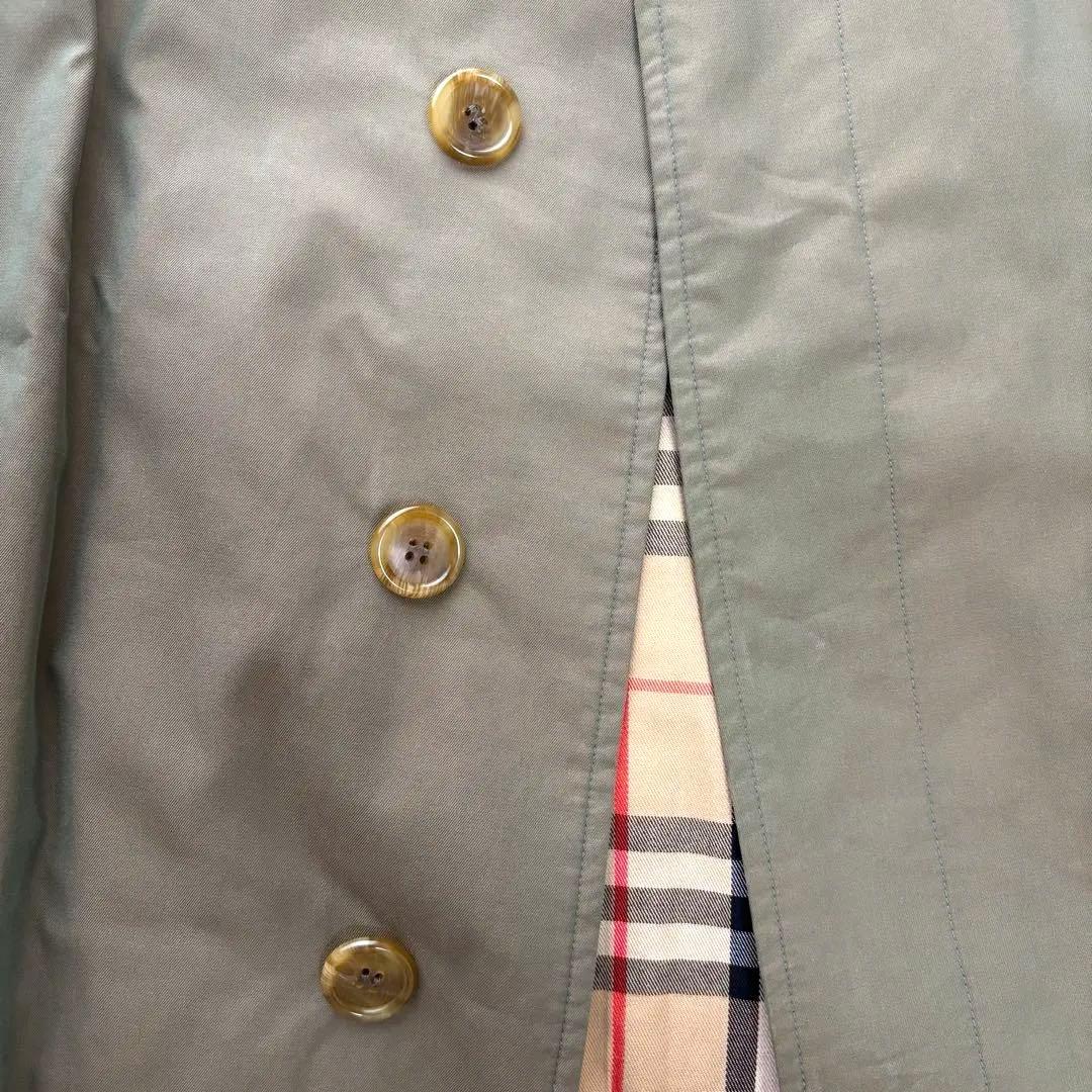 Burberrys バーバリー　ステンカラーコート ノバチェック オリーブ