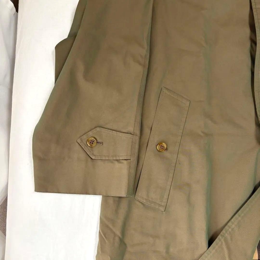 Burberrys バーバリー　ステンカラーコート ノバチェック オリーブ