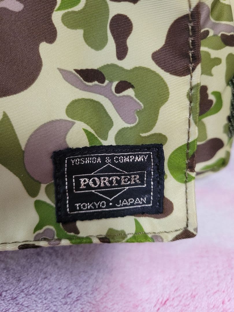 ほぼ未使用‼️PORTER JOEPORTER 迷彩 ボディバッグ スヌーピー