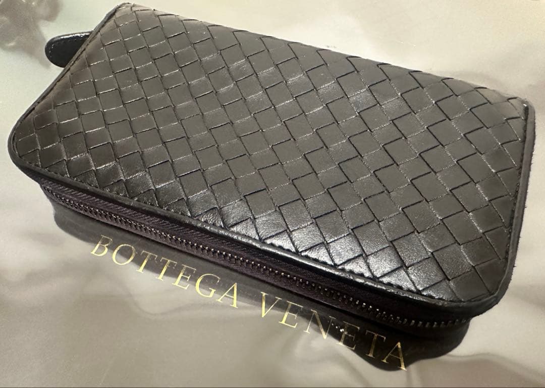 【本体のみ】ボッテガヴェネタ ラウンドファスナー/ラム/黒/5️⃣✨✨✨