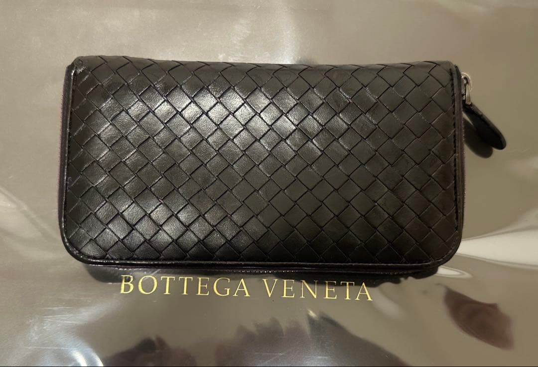 【本体のみ】ボッテガヴェネタ ラウンドファスナー/ラム/黒/5️⃣✨✨✨