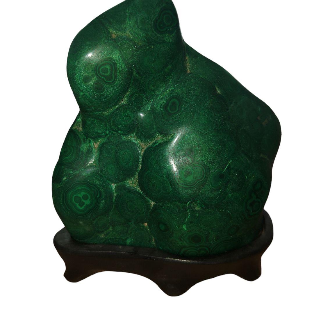 孔雀石(マラカイト)　宝石　飾石