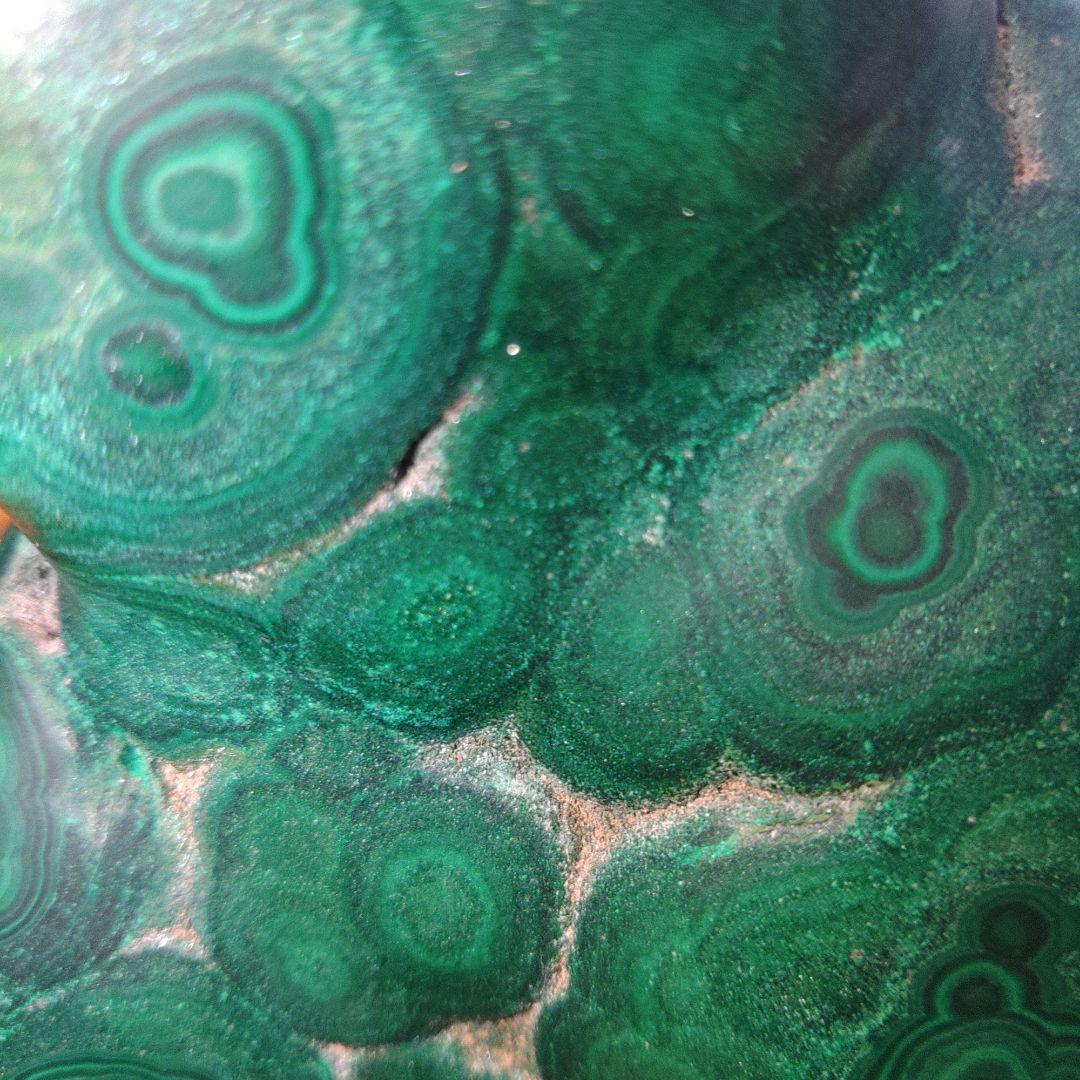 孔雀石(マラカイト)　宝石　飾石