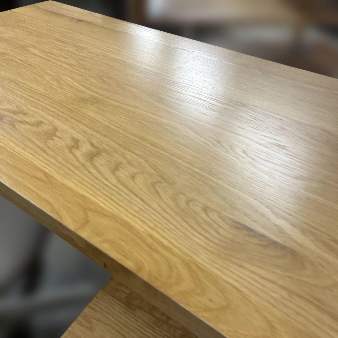 【無印良品】デスク・チェア・ワゴンの学習机セット◆オーク材