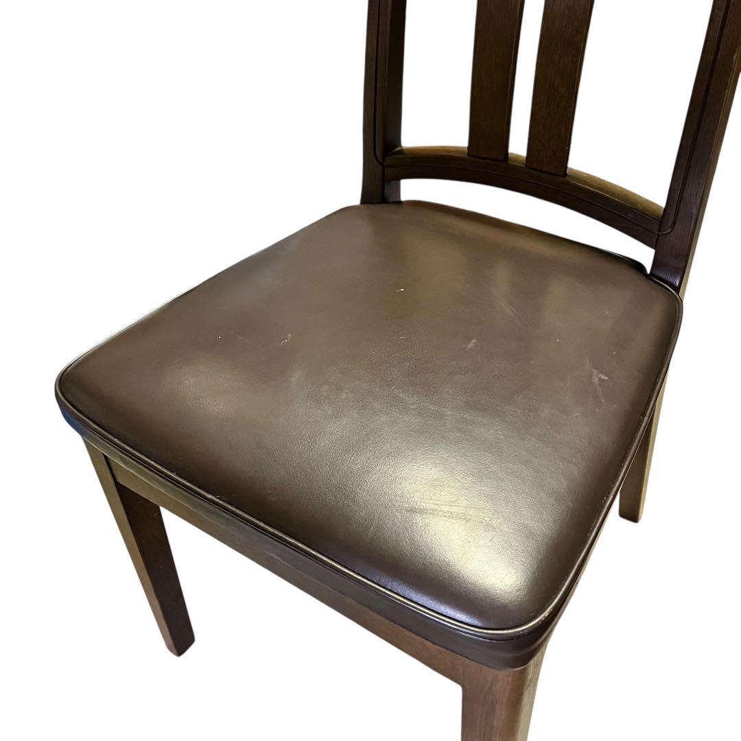 飛騨産業 HIDA キツツキ ダイニングチェア 椅子 革張り