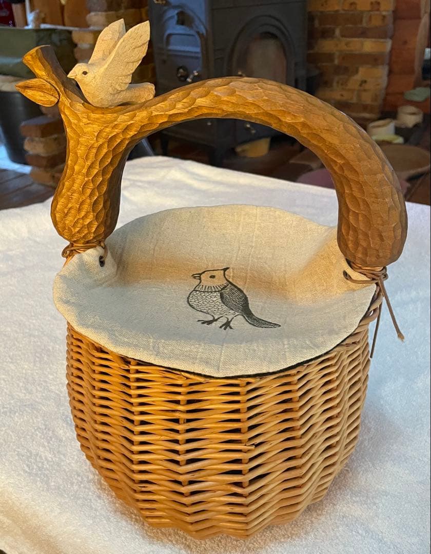 KIYATA かご かごバッグ バスケット 鳥 とり トリ