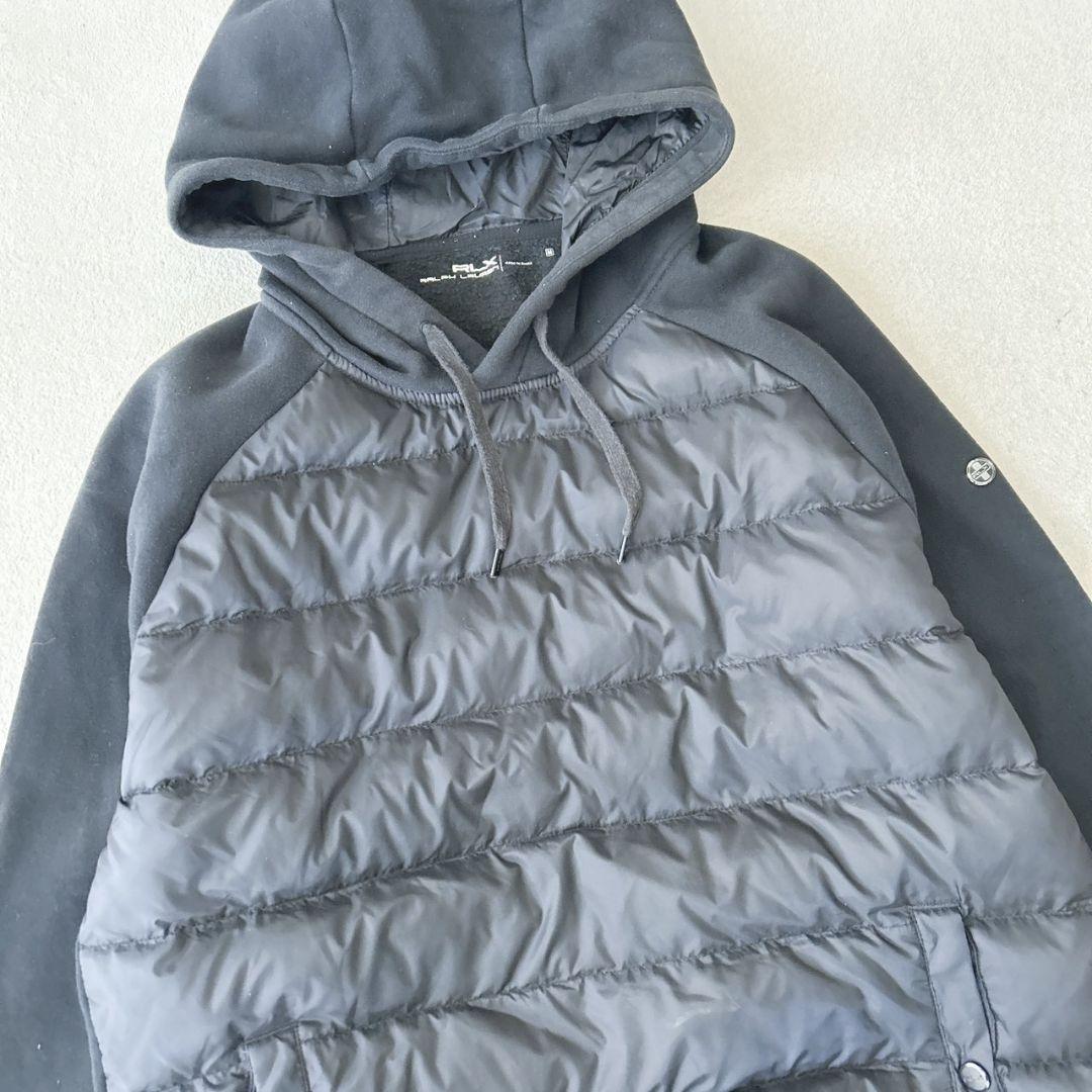 美品　RLX　ラルフローレン ゴルフ ハイブリッドダウン　パーカー ブラック M