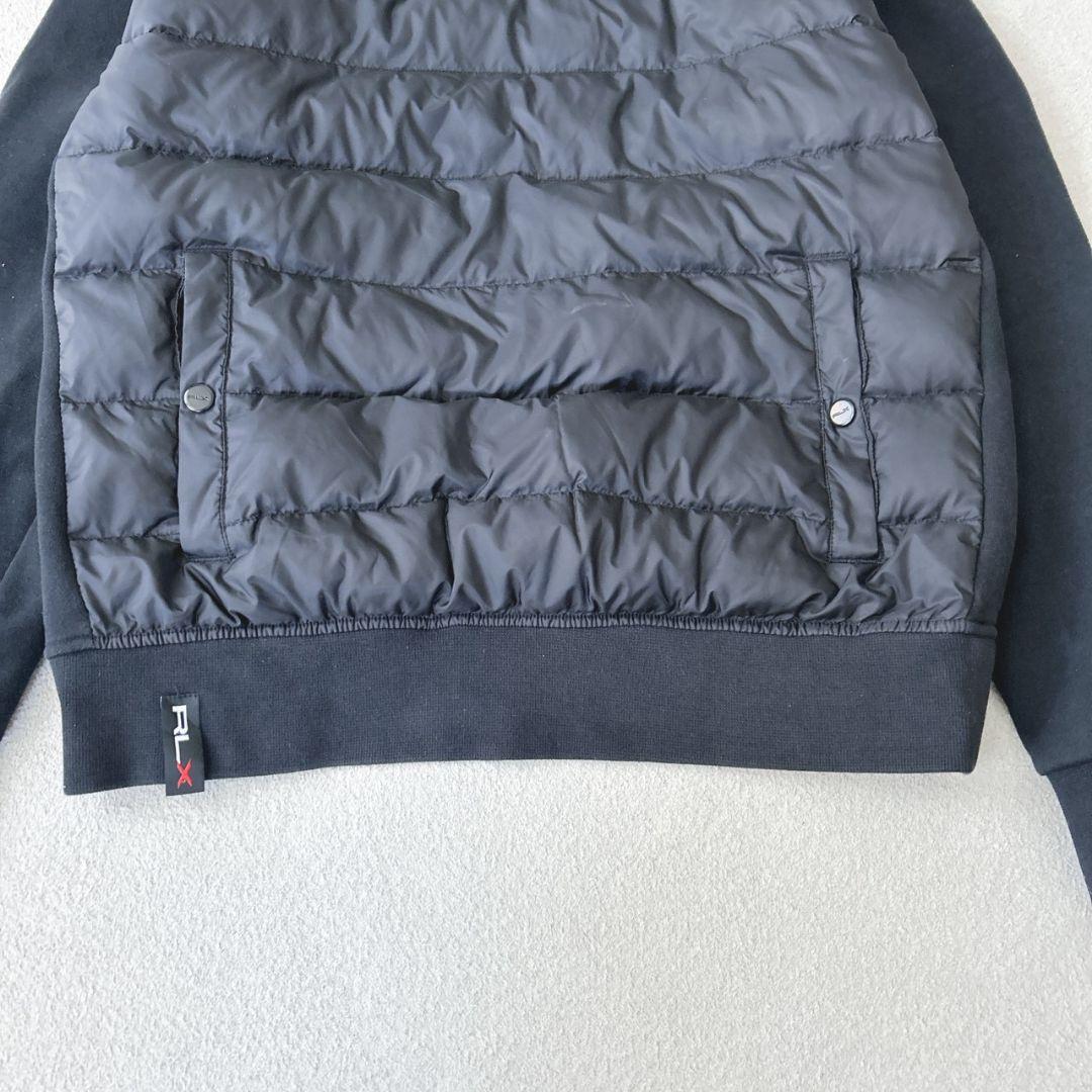 美品　RLX　ラルフローレン ゴルフ ハイブリッドダウン　パーカー ブラック M