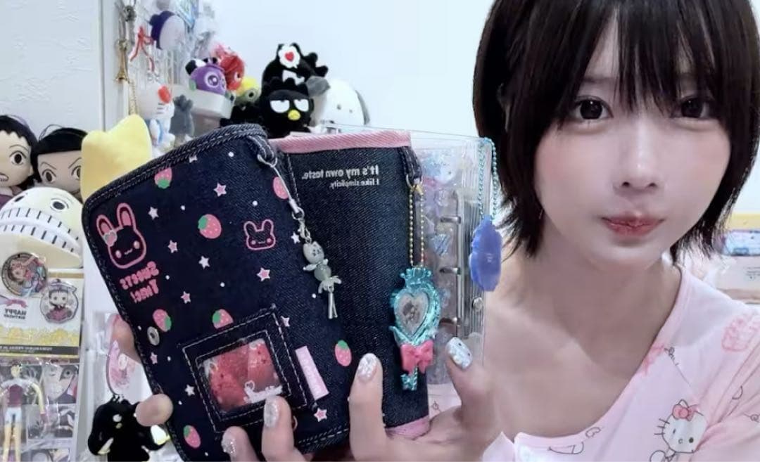 ラスト在庫平成レトロデニムシール帳 あのちゃんとお揃い 透明シール