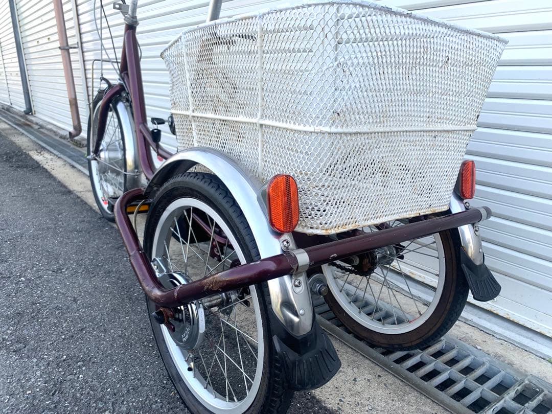 送料無料 電動アシスト三輪自転車 24V5.8Ah 20-16インチ動作確認済