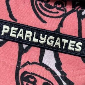 パーリーゲイツ 総柄 ノースリーブ ワンピース 染み込みプリント ハイデザイン