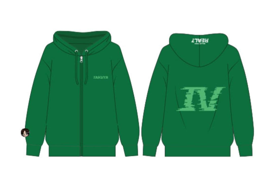 超特急TAKUYA REAL？パーカー【緑】 - メルカリ