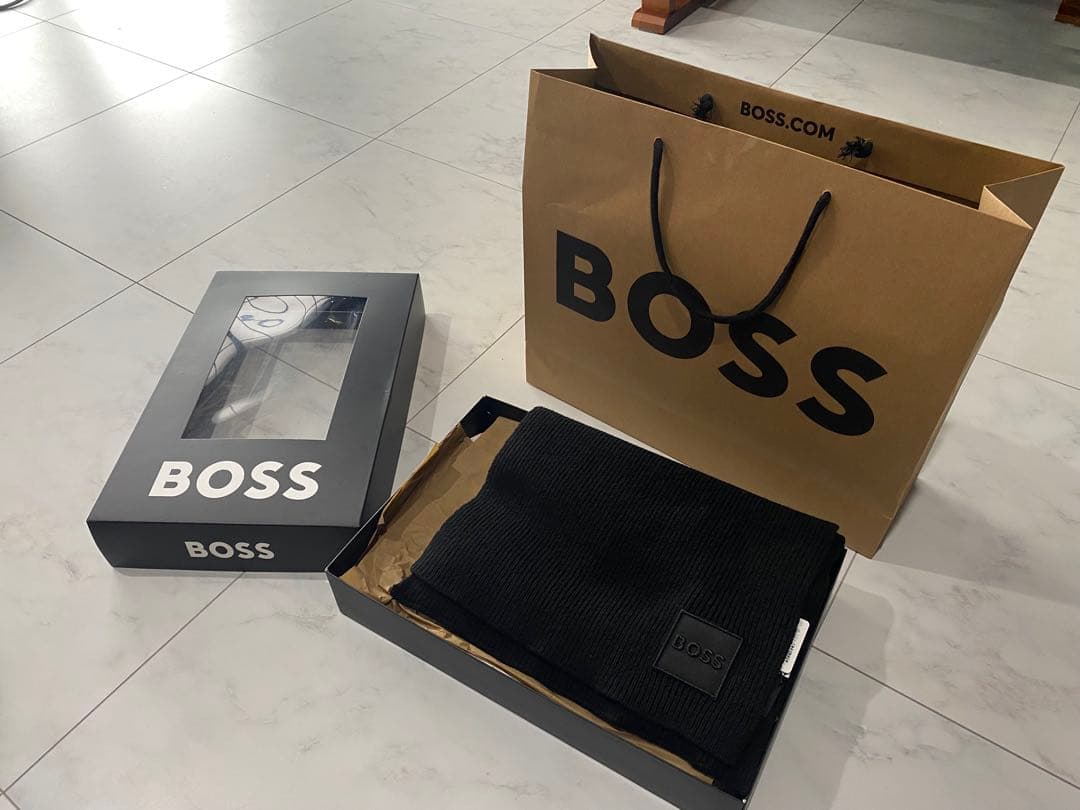 BOSS メンズ　マフラー