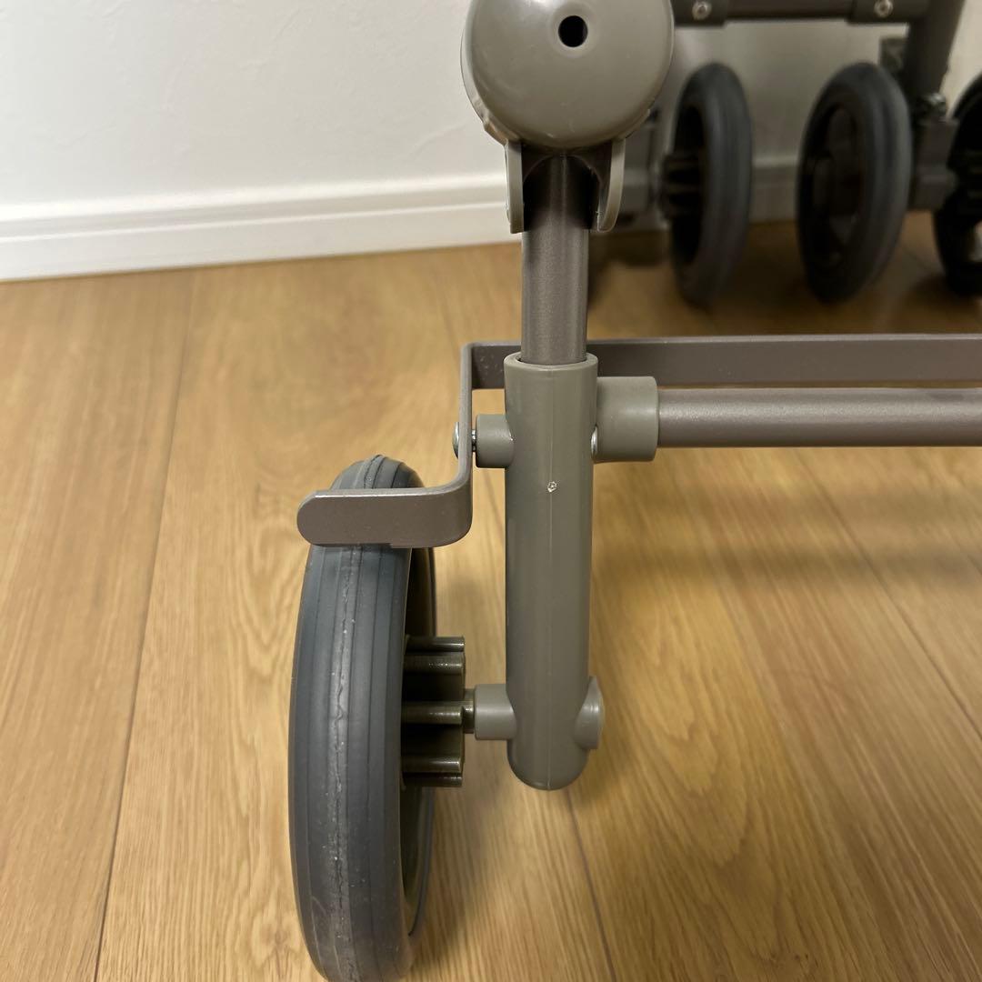 【新品・未使用】島製作所 サニーウォーカーAW- ブラウン　シルバーカー