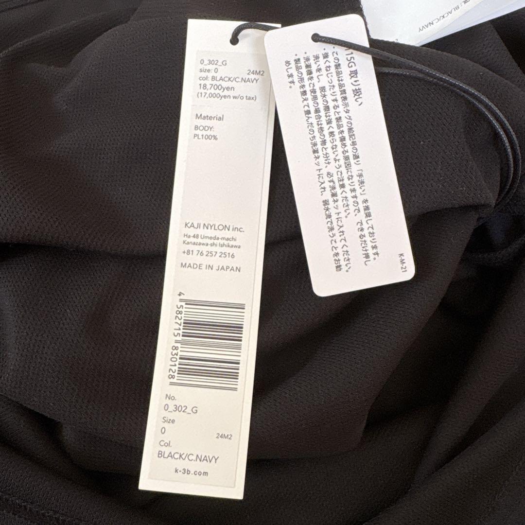 【K-3B】新品 タグ付き ゴルフウェア ユニセックス 黒 半袖 ケースリービー