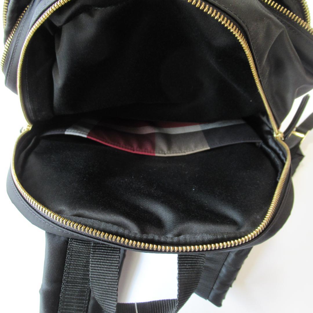 ブルーレーベルクレストブリッジ 新品ブラック バックパック / リュック 2/2