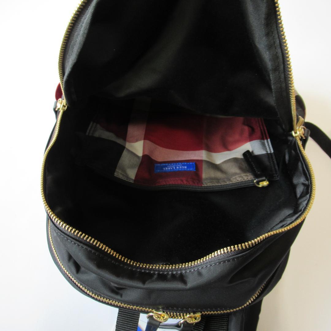 ブルーレーベルクレストブリッジ 新品ブラック バックパック / リュック 2/2