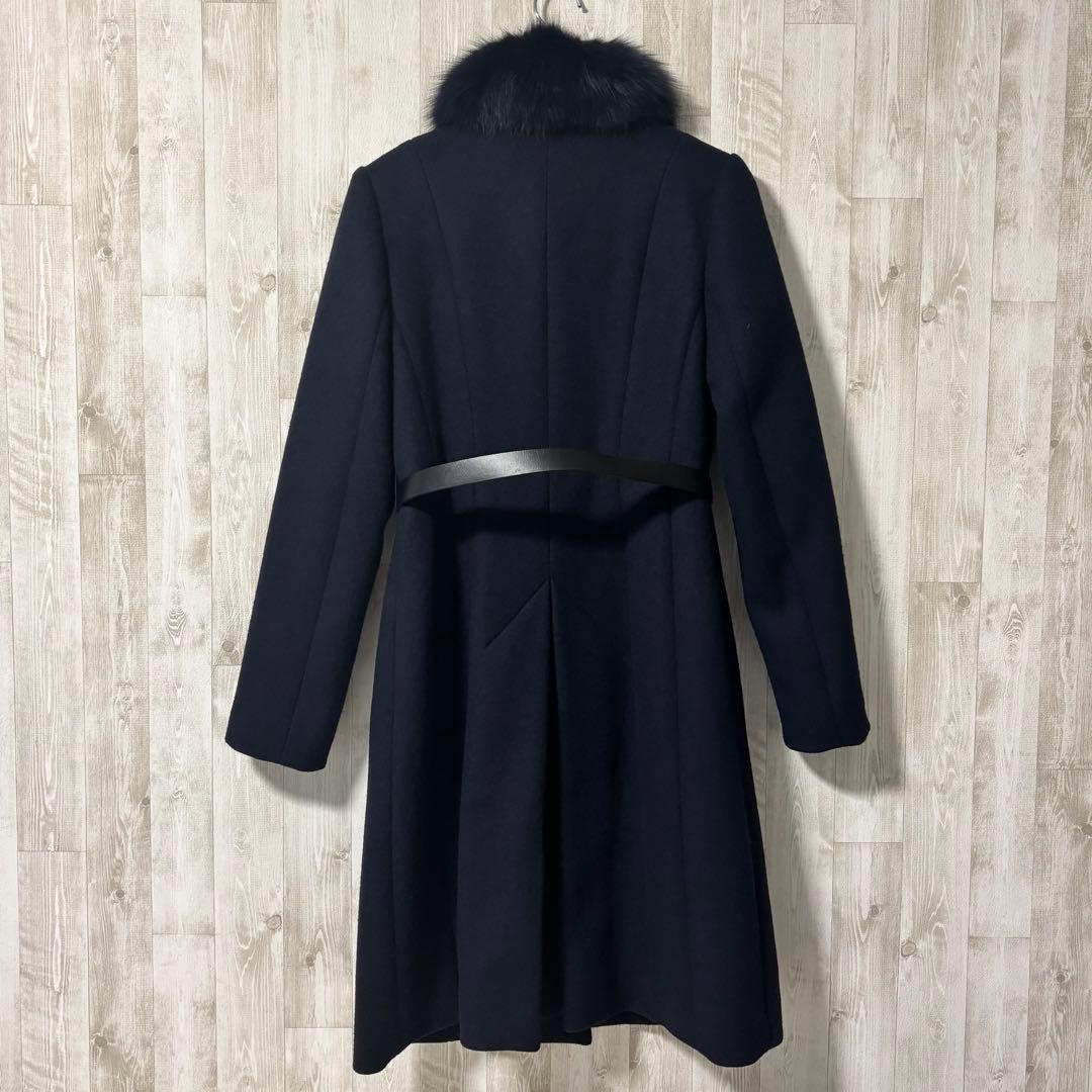 ⭐️美品⭐️EPOCA 2way ロングコート フォックスファー Ｌ