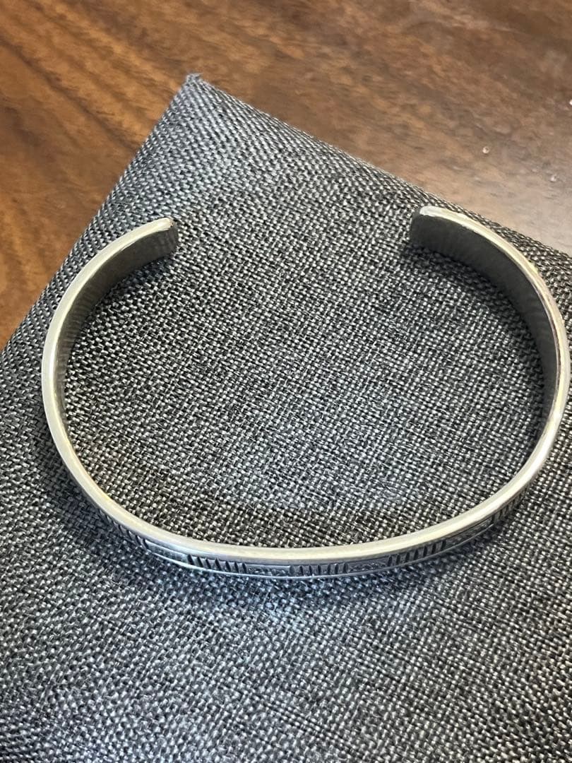 Lサイズ　ナバホ　ブルースモーガン　バングル　手首周り18〜18.5cm