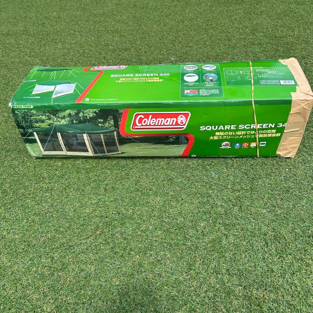 スクエアスクリーン 340付属品完備 Coleman