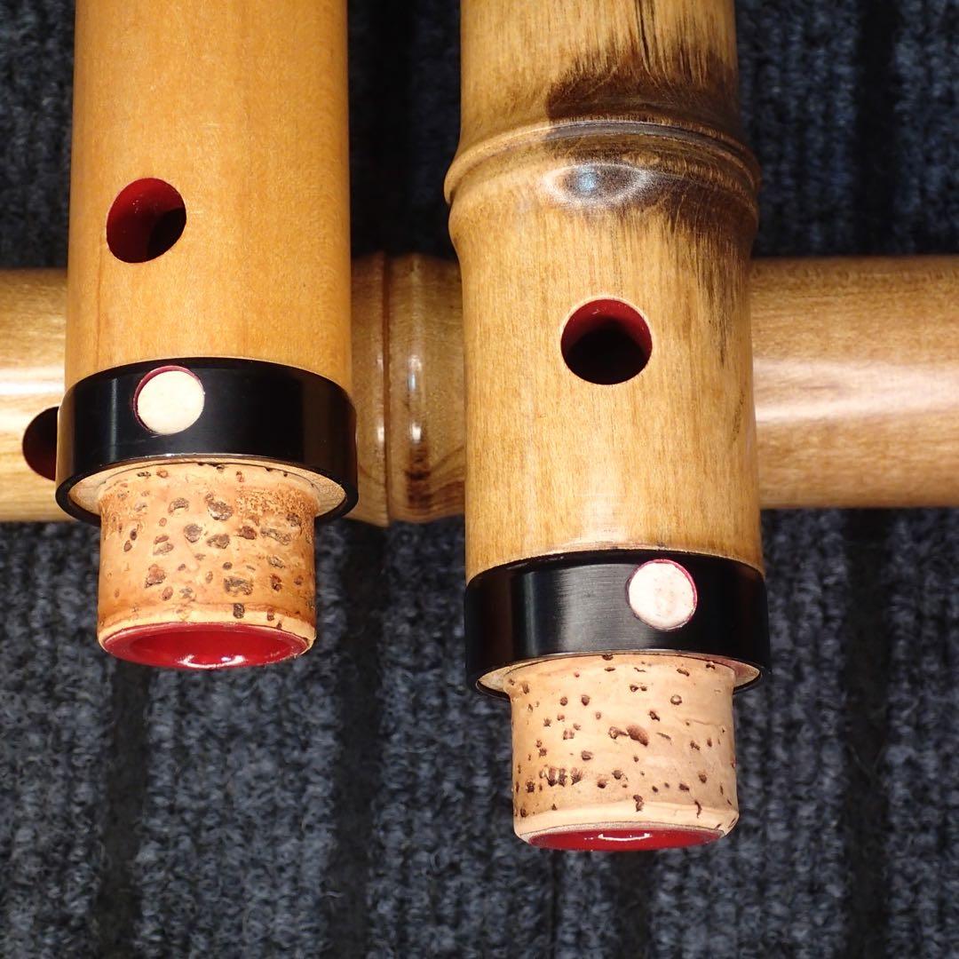 尺八 ワダ楽器 蝴蝶 (楓)一尺八寸管 一尺六寸管