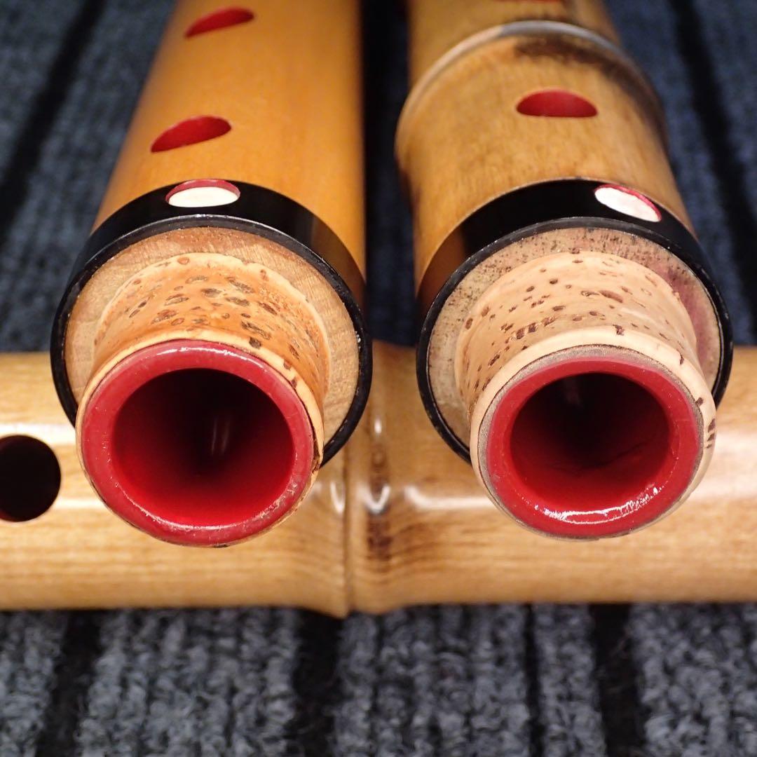 尺八 ワダ楽器 蝴蝶 (楓)一尺八寸管 一尺六寸管