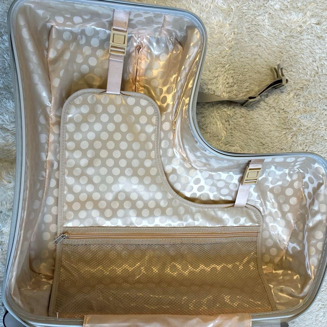 【美品】NORICCO ノリッコ　子供が乗れるキャリーケース　パステルブルー　M