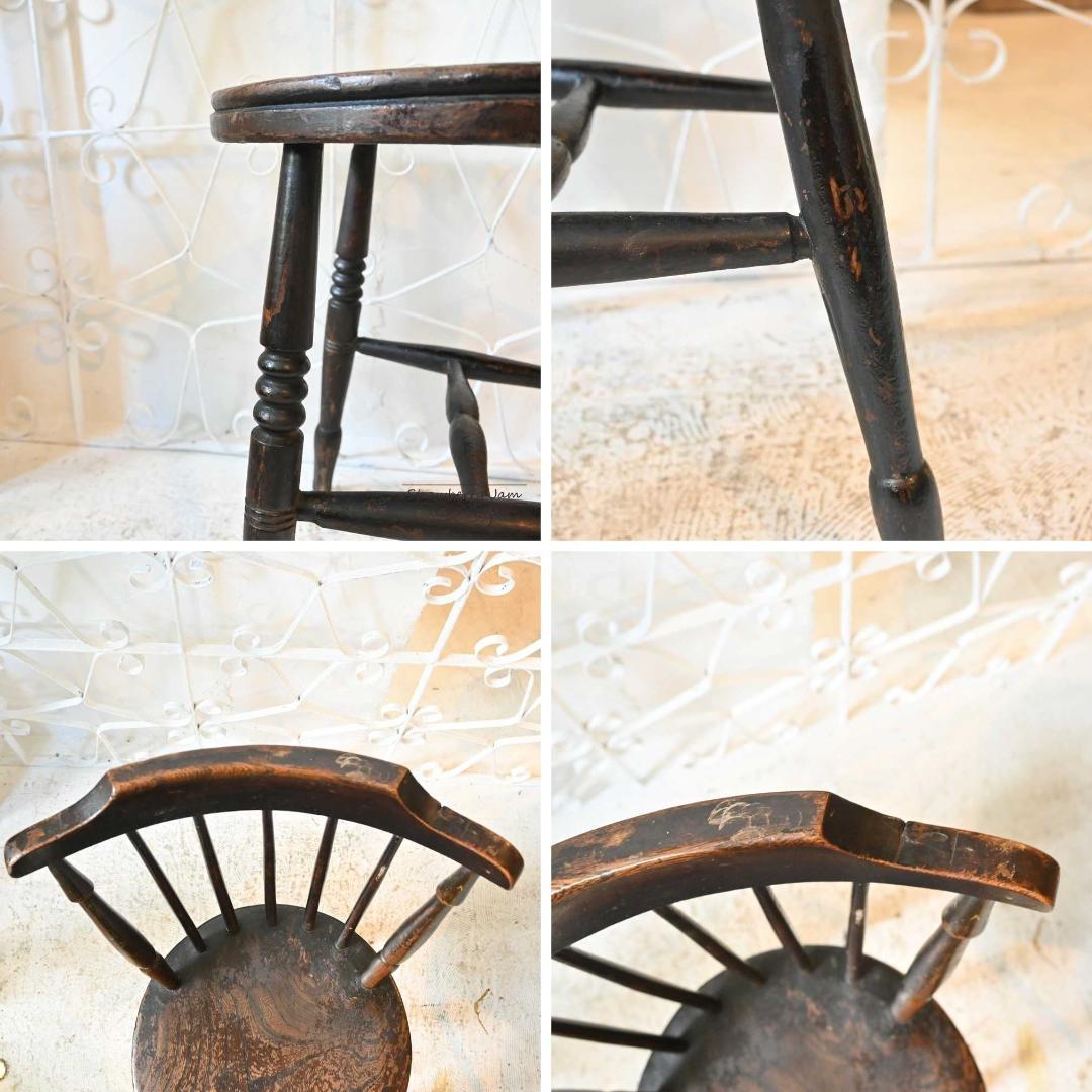 あ*︎様 L3705-1-2 英国アンティーク ウィンザーチェア ダイニングチェ