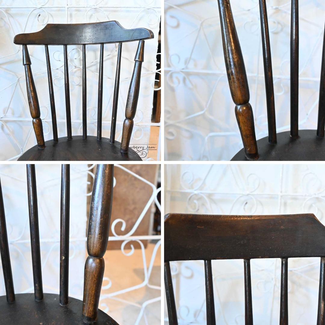 あ*︎様 L3705-1-2 英国アンティーク ウィンザーチェア ダイニングチェ