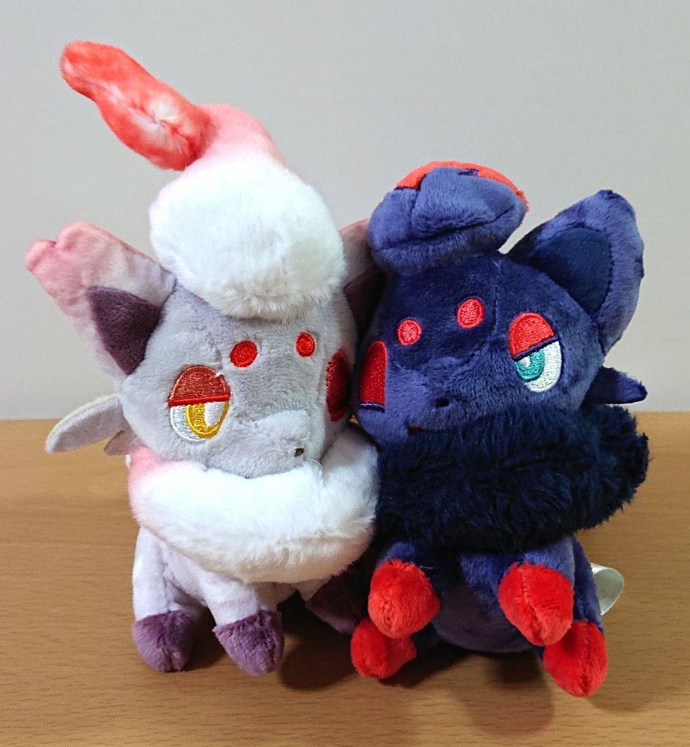 ポケモンセンター 磁石でくっつくペアマスコット ゾロア ロコン ヌオー