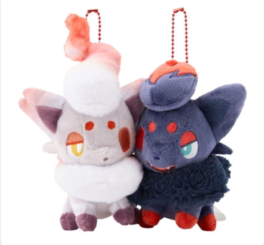 ポケモンセンター 磁石でくっつくペアマスコット ゾロア ロコン ヌオー