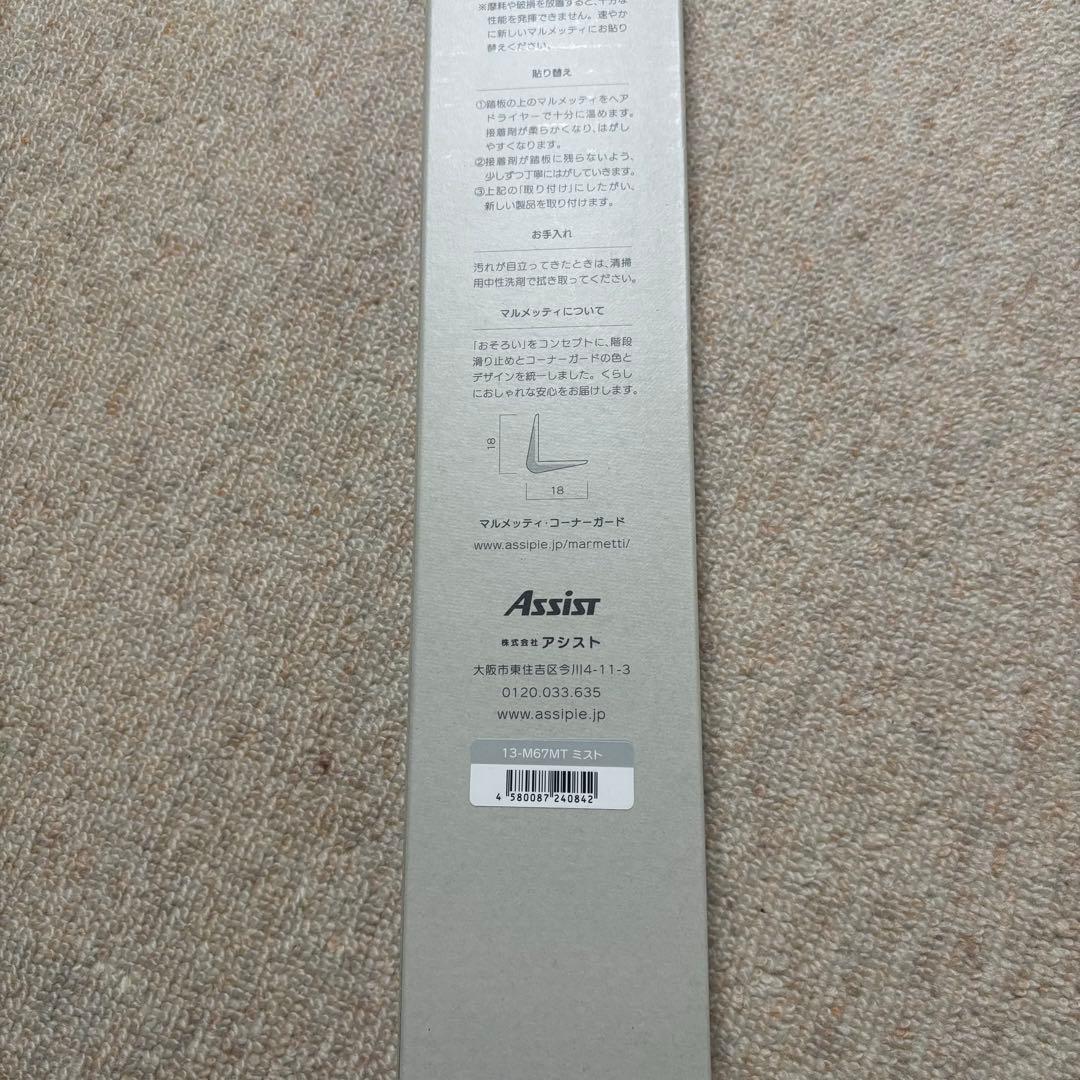 アシスト　マルメッティ　階段滑り止め　L670 ミスト 13-M67MT 1箱