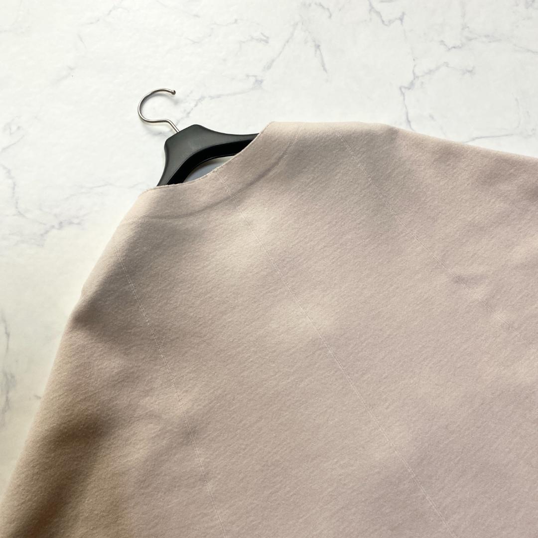 美品✨Rene ポンチョ ダブルフェイス ノーカラー ピンク