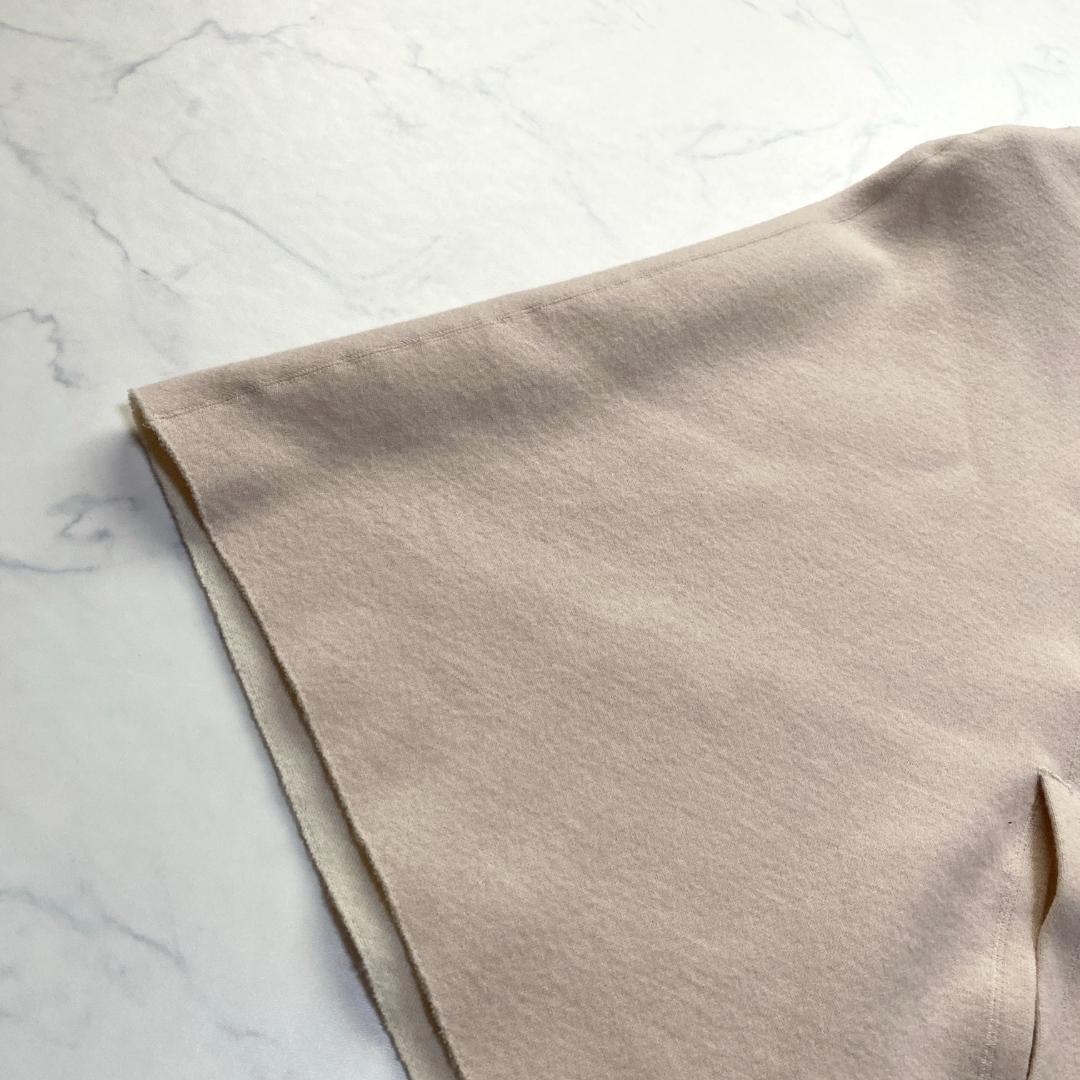 美品✨Rene ポンチョ ダブルフェイス ノーカラー ピンク