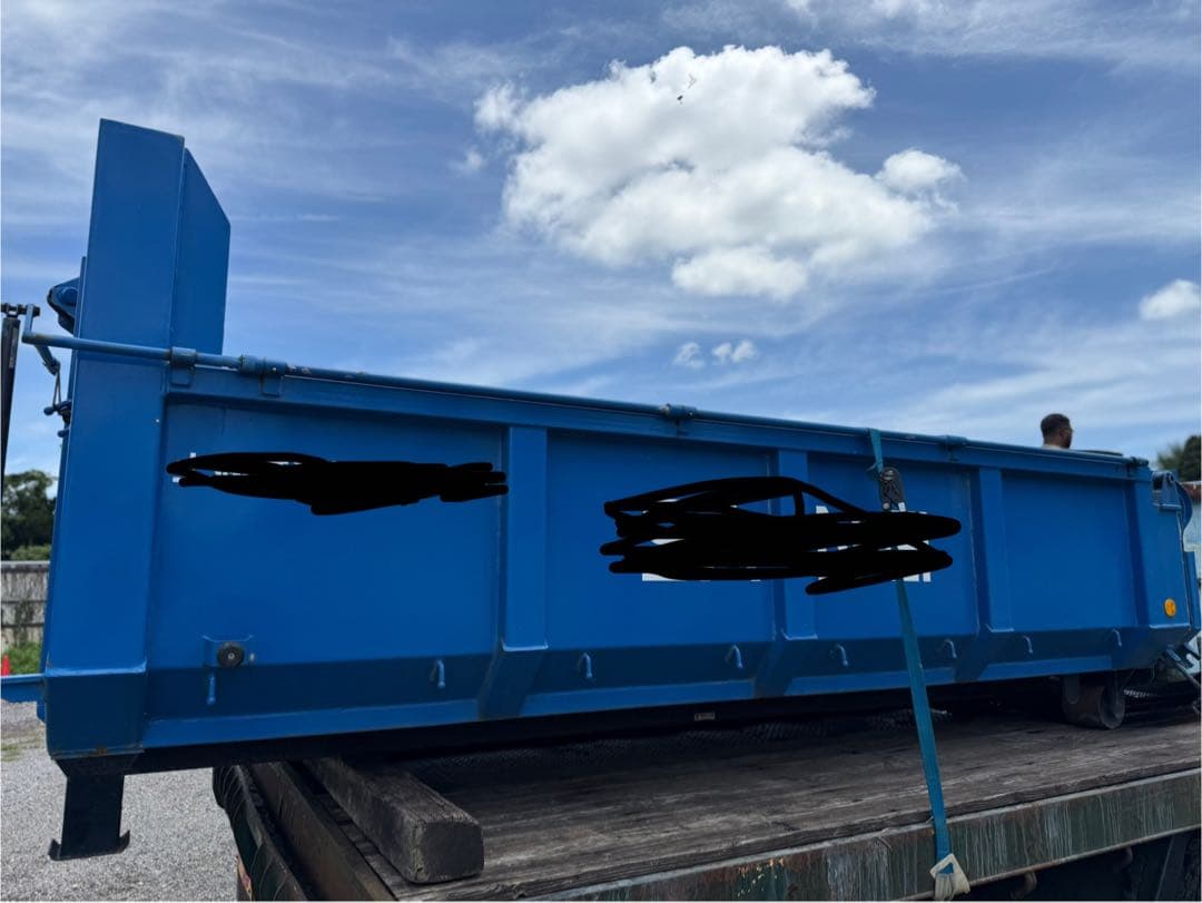 4t車用 巻き込み式産業用コンテナ 汚泥対応 7000kg積載